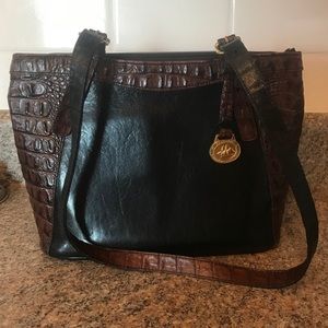 Vintage Crocodile Brahmin Leather Purse